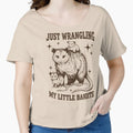 Wrangling My Little Bandits Possum Mom Retro by Y-Vibes