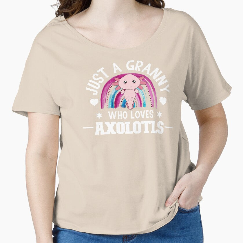 Just a GRANNY who Loves Axolotls, Axlolt, My Spirit Animal is an Axolotl by DiensDesign