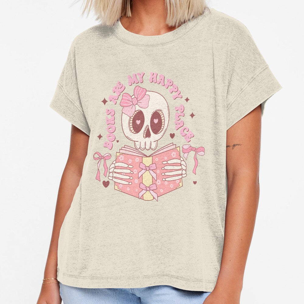 Books are my happy place | bookish , coquette aesthetic, book lover, spicy book, smut reader png, girly by pugshowsfashion