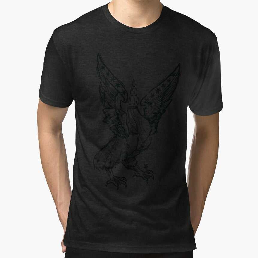Medieval Beast - Esoteric Engraving Drawing - Black Version by Arcane Orchid