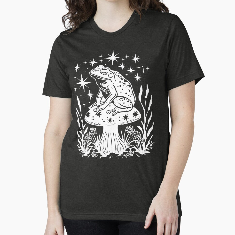White Celestial amphibian frog toad by EmeraldeaArt