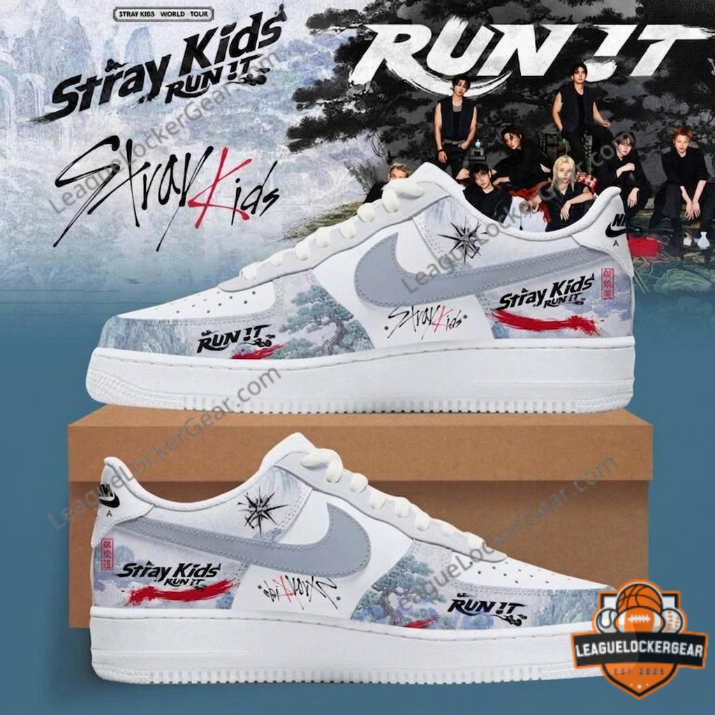 Stray Kids World Tour RUN IT Custom Shoes