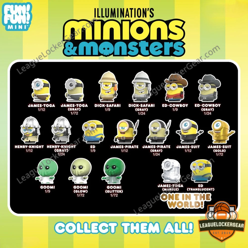 Funko Minis Illumination Minions & Monsters Blind Box Figures