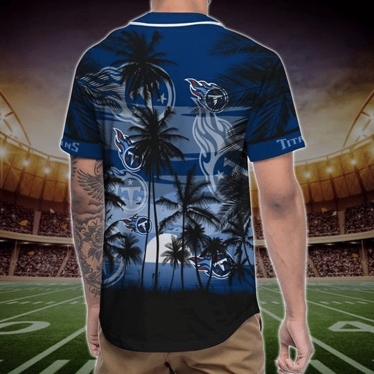 Stay Cool and Stylish with Tennessee Titans Tropical Baseball Jersey - lylyprint.com