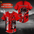 Texas Tech Red Raiders Personalized Baseball Jersey BJ0177 - lylyprint.com