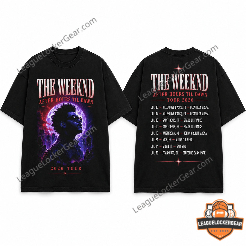 The Weeknd After Hours Til Dawn Tour 2026 T-Shirt
