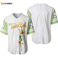 Tinker Bell All Over Print Pinstripe Baseball Jersey - lylyprint.com