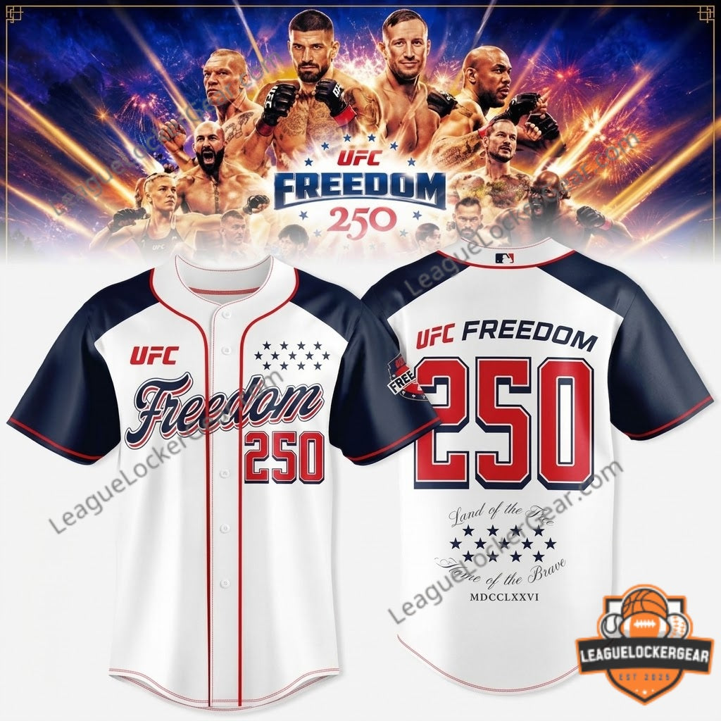 UFC America 250th Anniversary Baseball Jersey