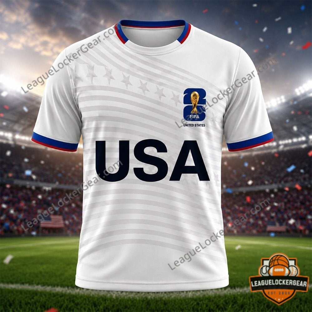 Brad Pitt 2026 World Cup USA Football Jersey