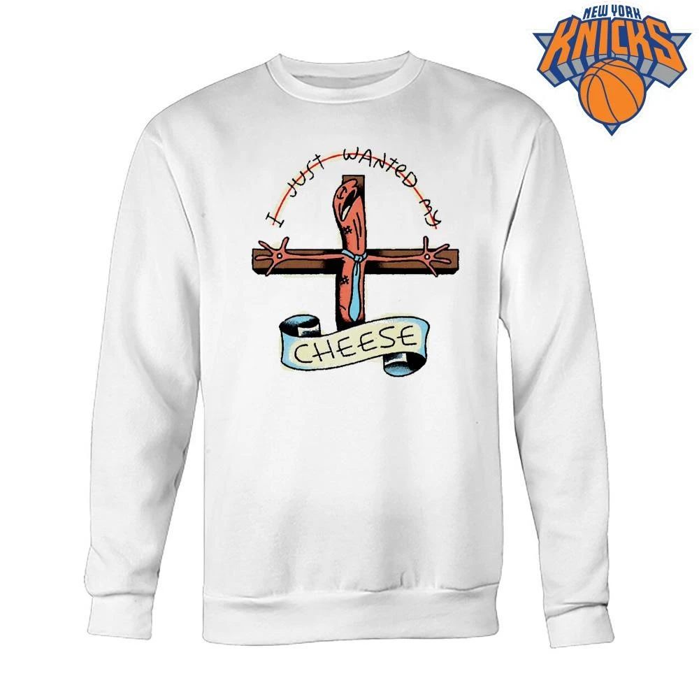 I Just Wanted My Cheese Worm On A Cross Funny Meme Shirt