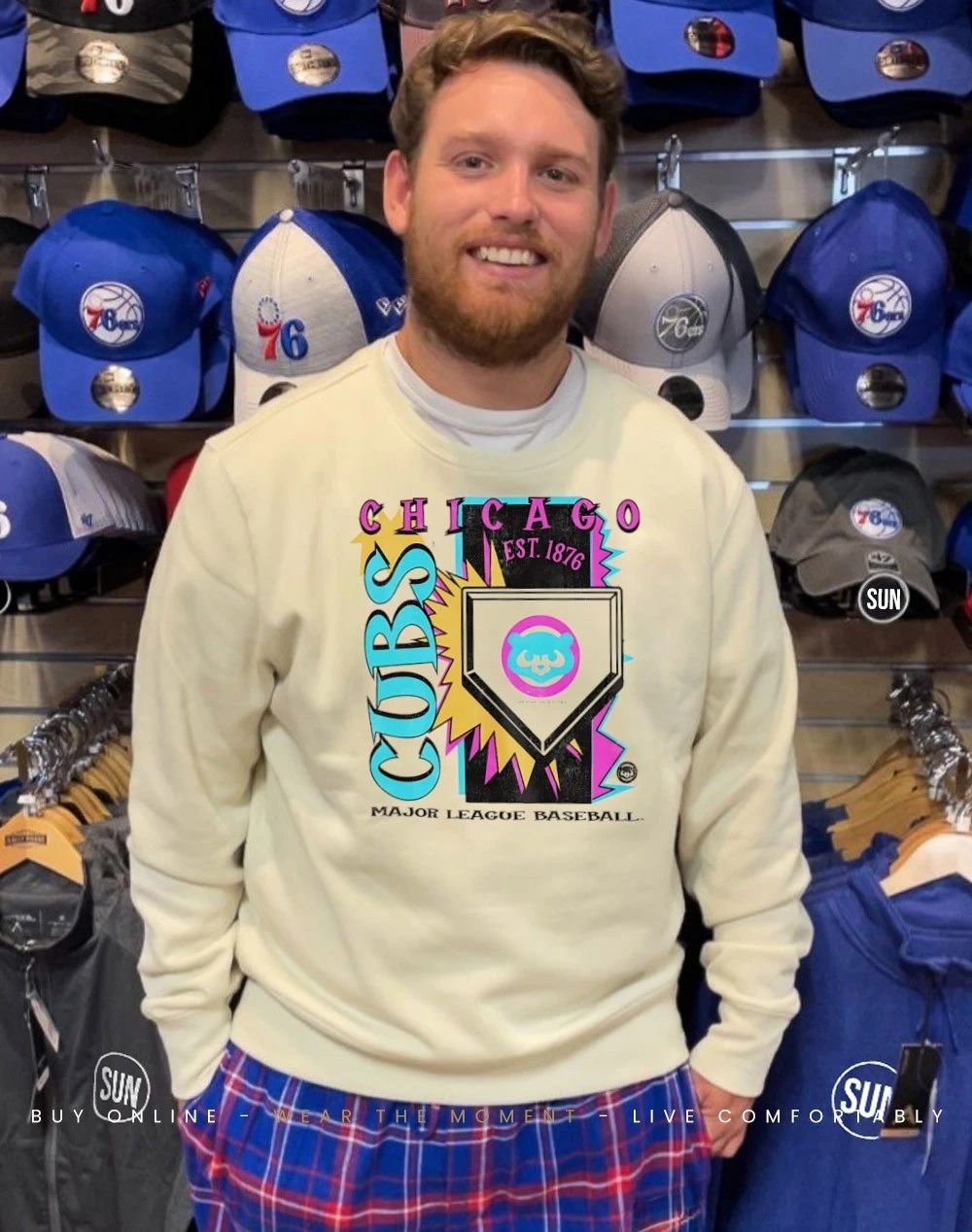Chicago Cubs MLB Cooperstown Neon Field Shock shirt