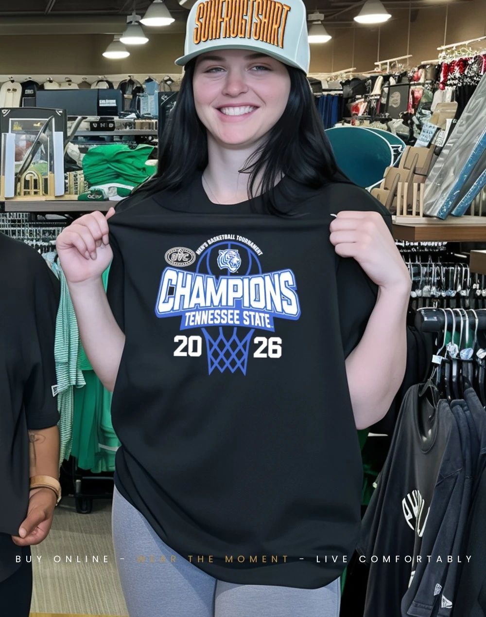 Tennessee State Men’s Basketball 2026 OVC Tournament Champions shirt