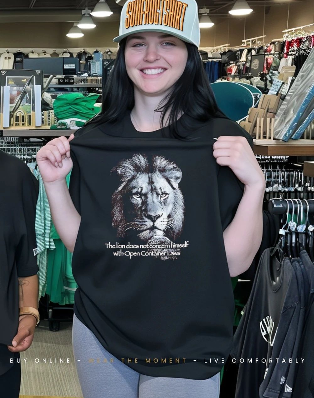 The lion does not concern himself with open container laws humor shirt