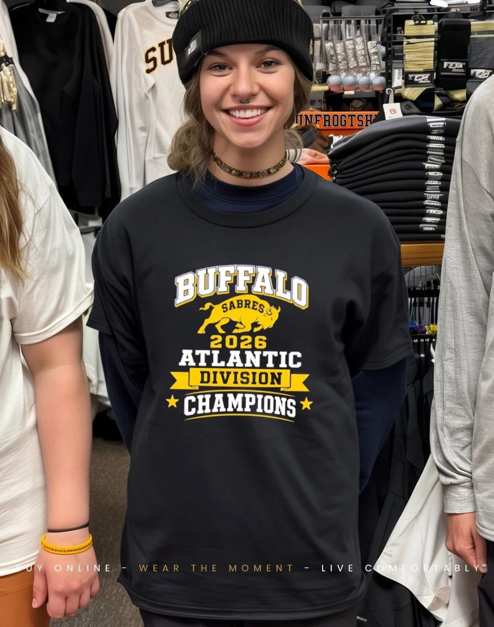 Buffalo Sabres Ice Hockey 2026 Atlantic Division Champions shirt