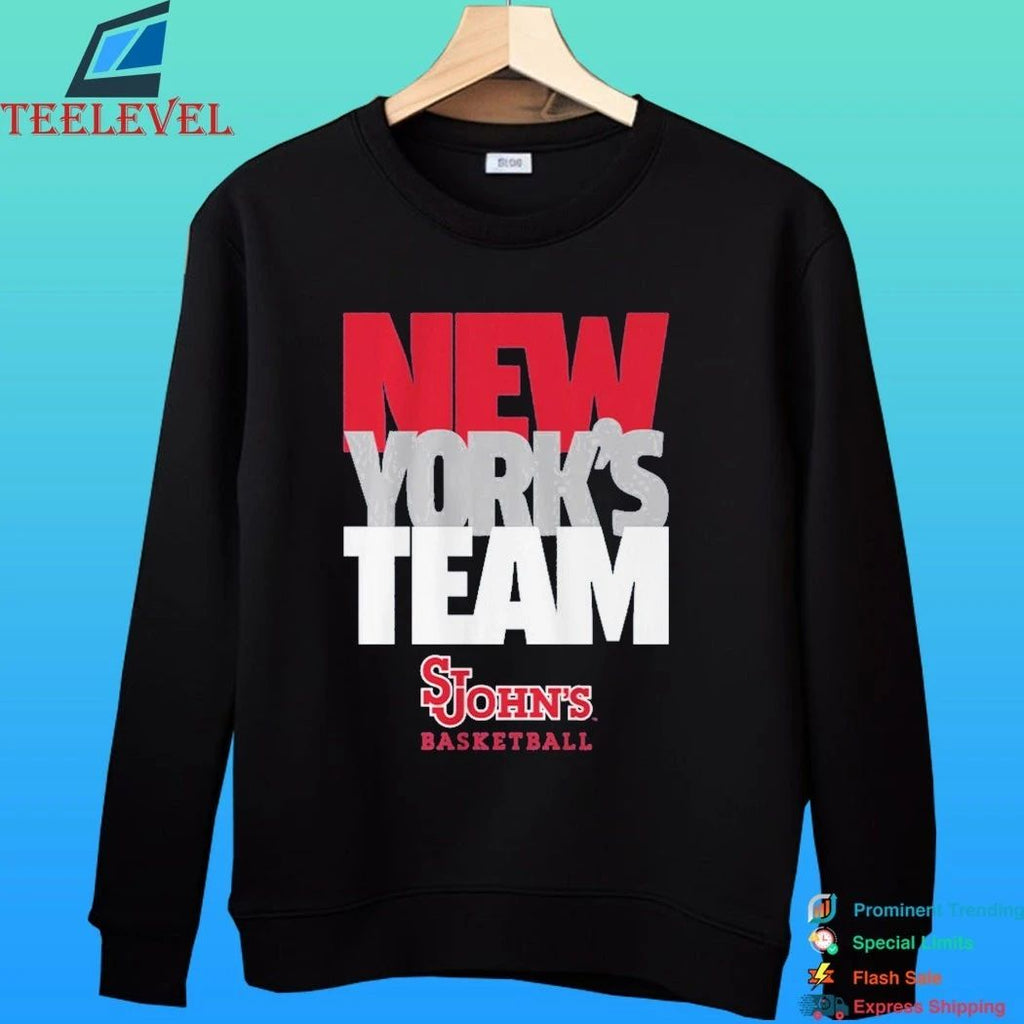 St. John’s Basketball New York’s Team Text Stack Shirt
