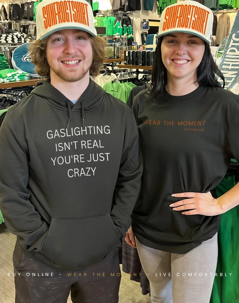 Gaslighting isn’t real you’re just crazy shirt