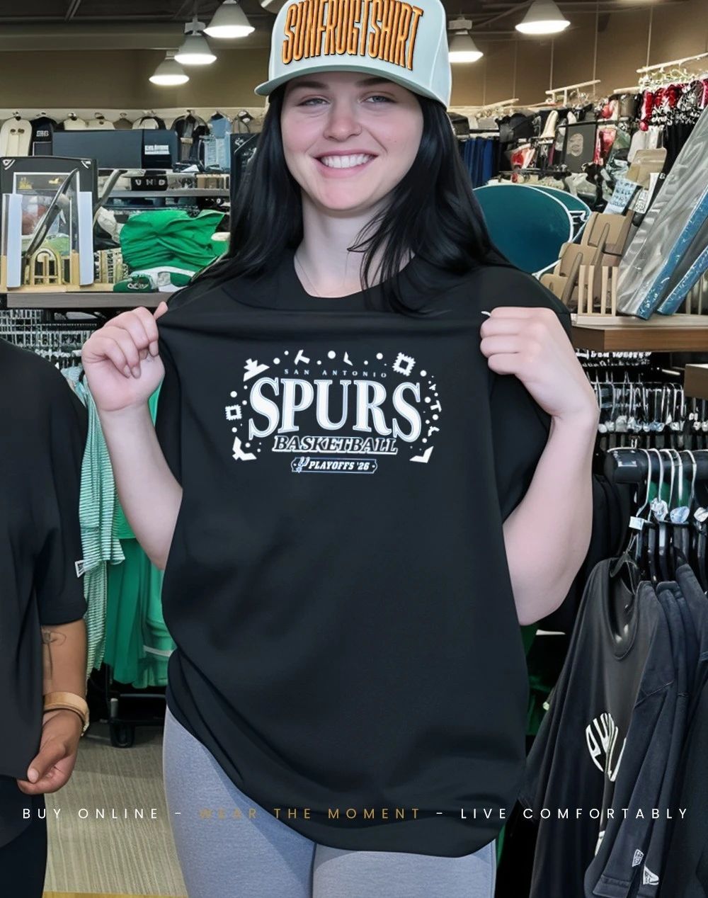 Spurs Basketball Playoffs ’26 graphic shirt