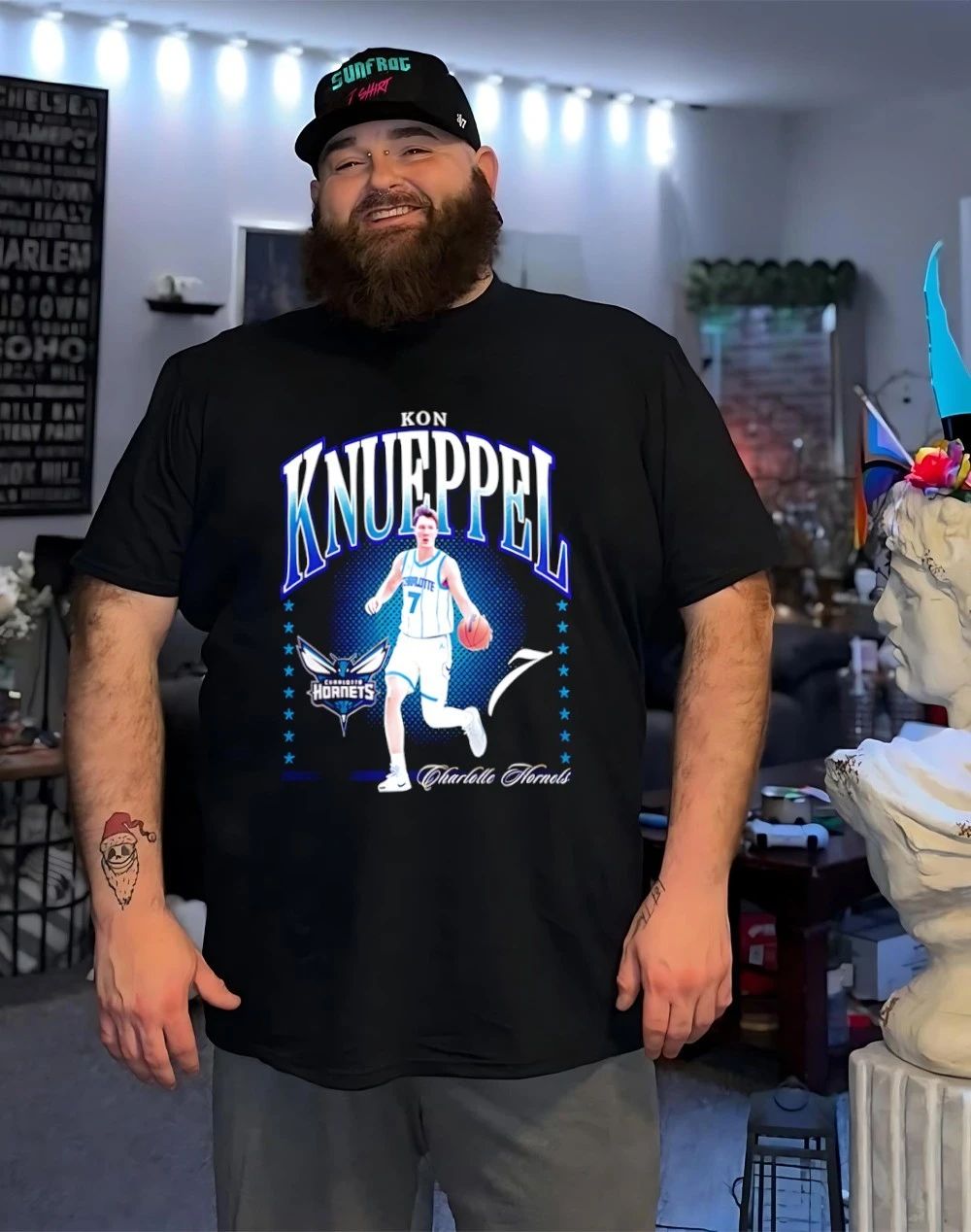Kon Knueppel Charlotte Hornets Hype graphic shirt