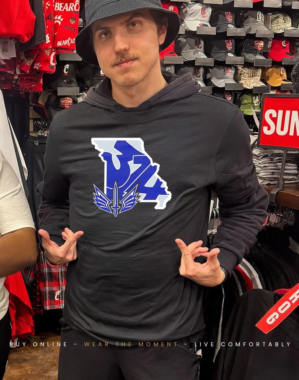 St. Louis Battlehawks Area Code Silhouette shirt