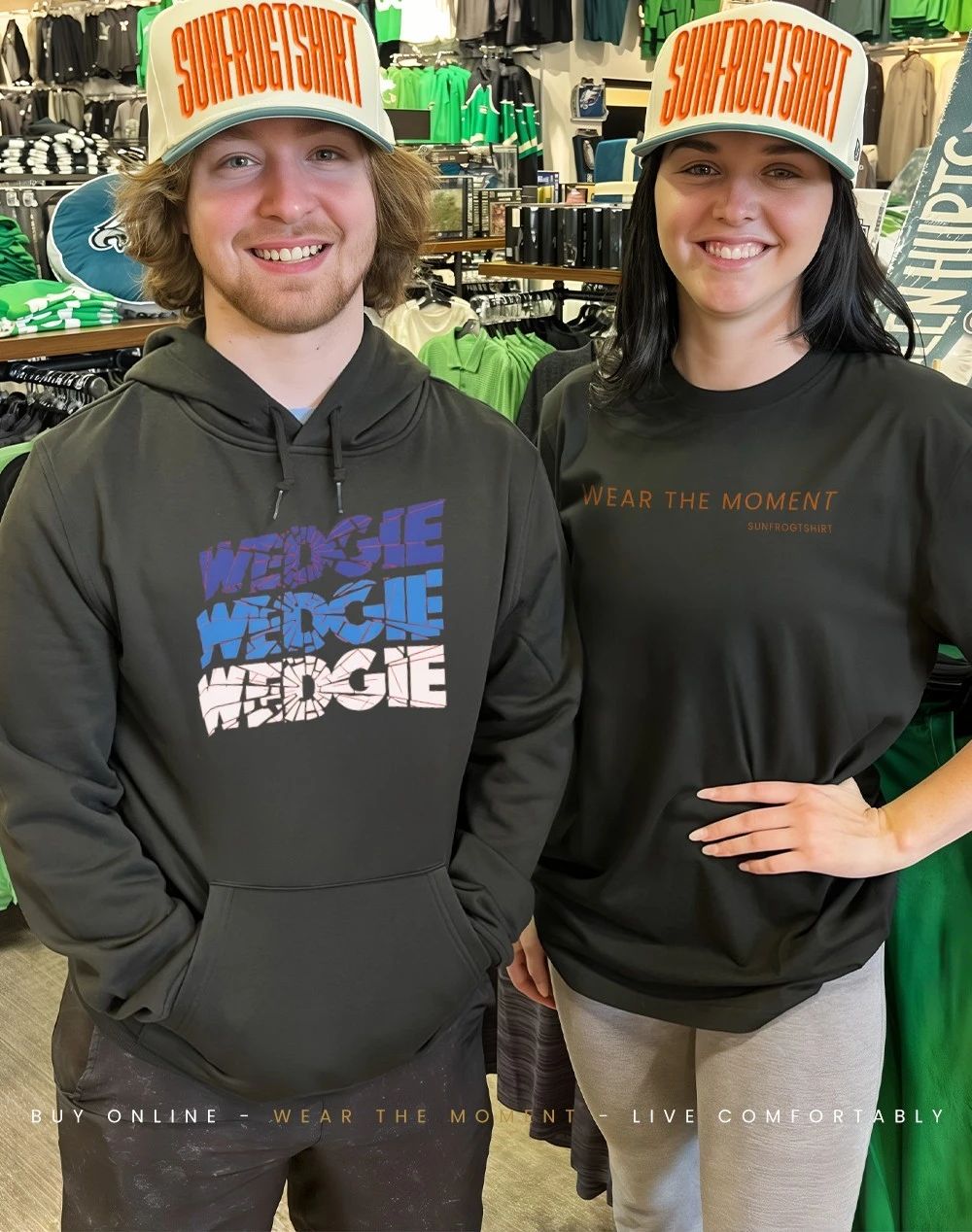 Colorado Avalanche Scott Wedgewood wedgie wedgie wedgie shirt