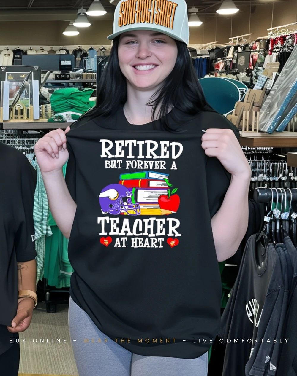 Minnesota Vikings Retired But Forever a Teacher At Heart shirt
