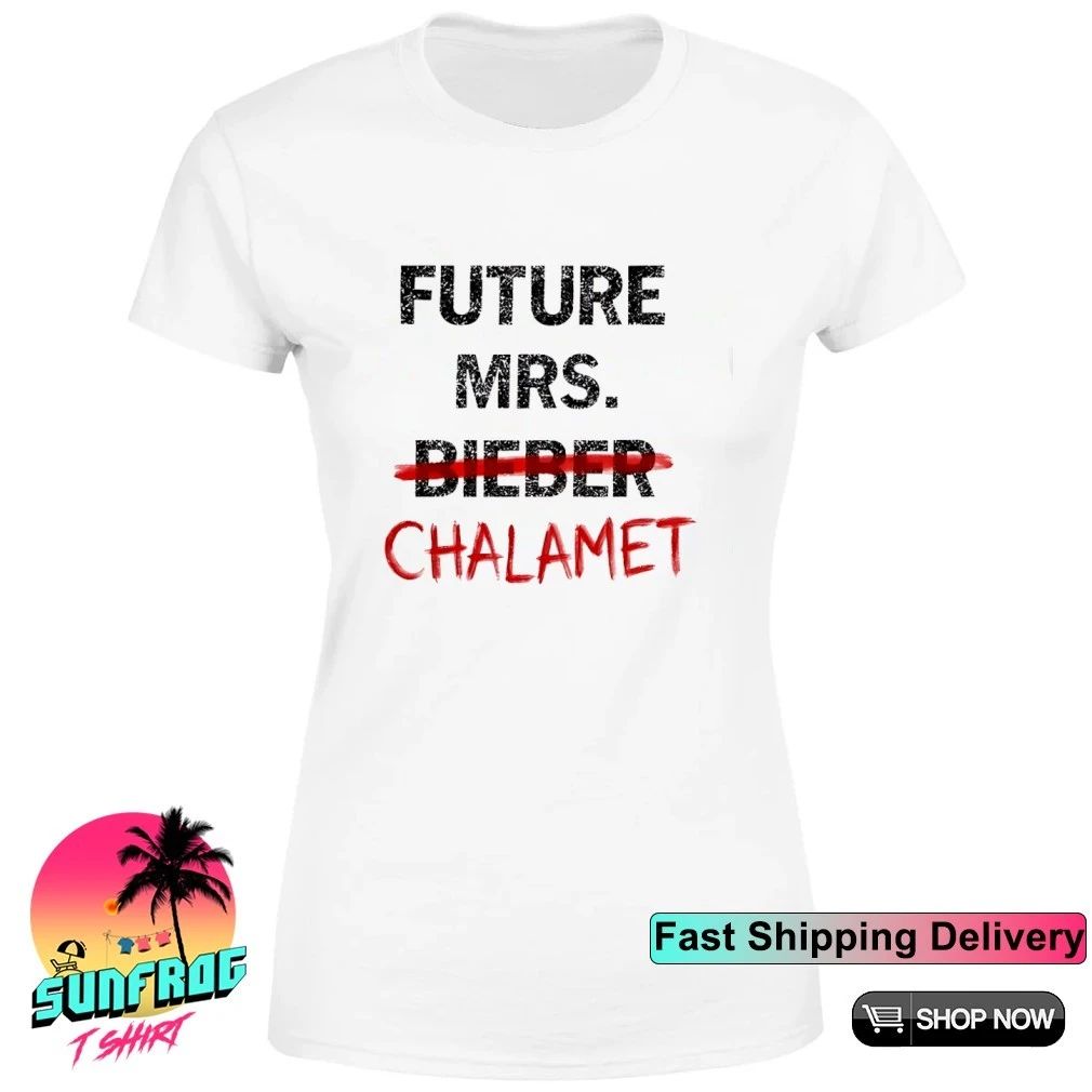 Kylie Jenner Coachella 2026 Future Mrs Bieber Chalamet shirt