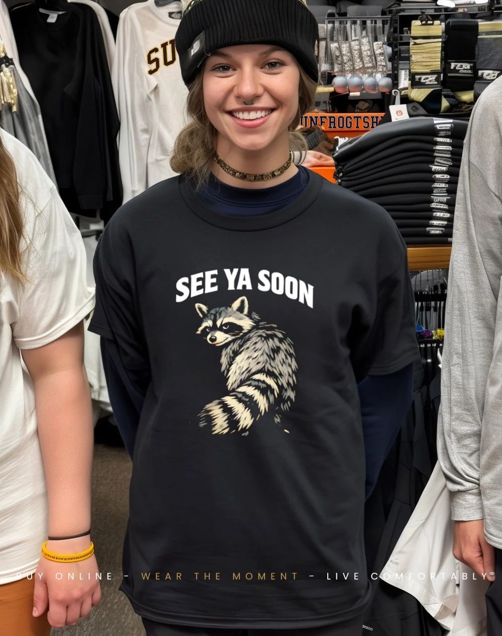 Racoon See Ya Soon shirt