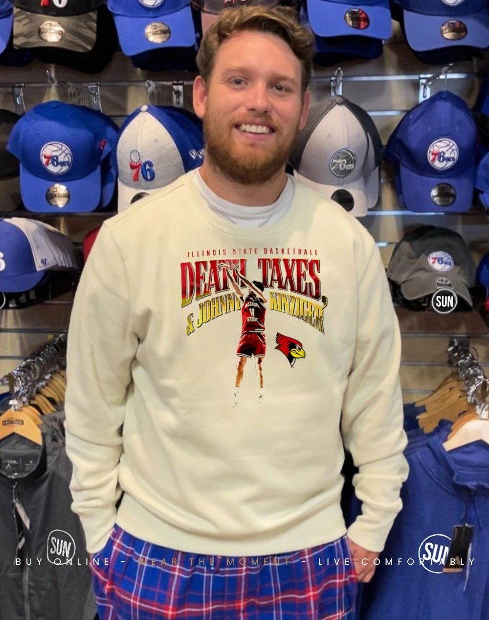 Johnny Kinziger Illinois State Redbirds Death Taxes shirtv