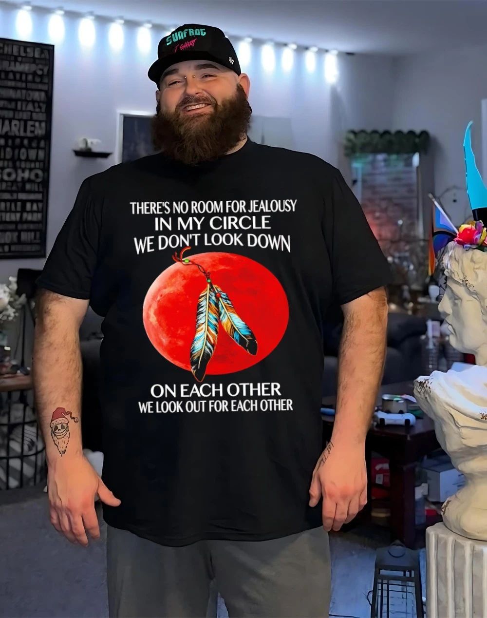 There’s no room for jealousy in my circle we don’t look down on each other shirt