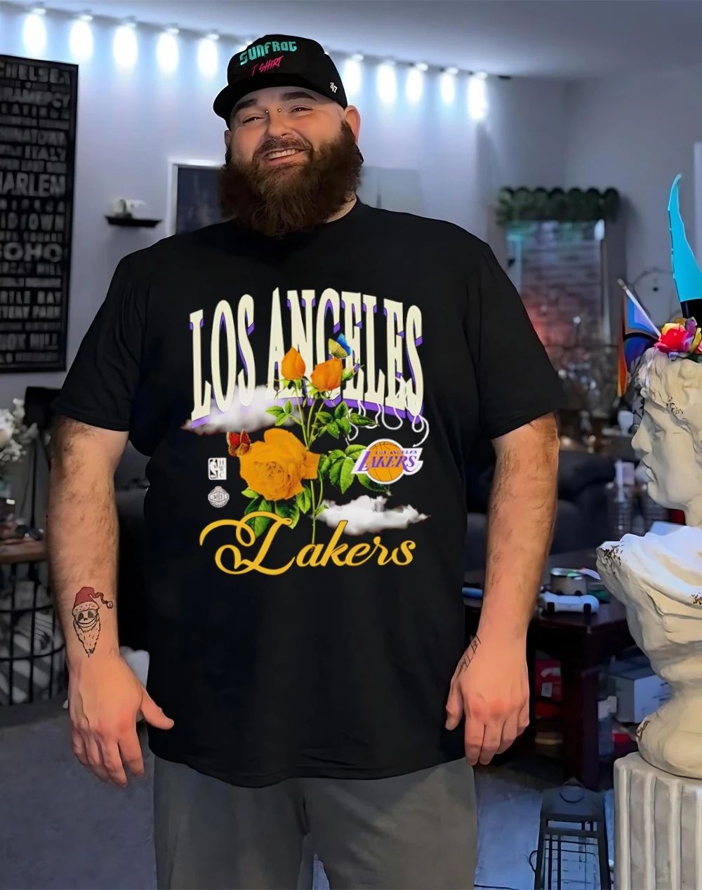 Los Angeles Lakers Floral 2026 Graphic shirt
