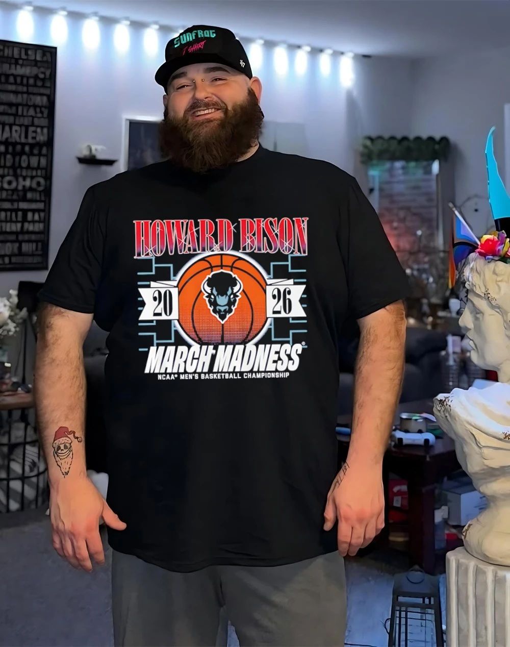 Howard Bison MBB 2026 March Madness logo shirt