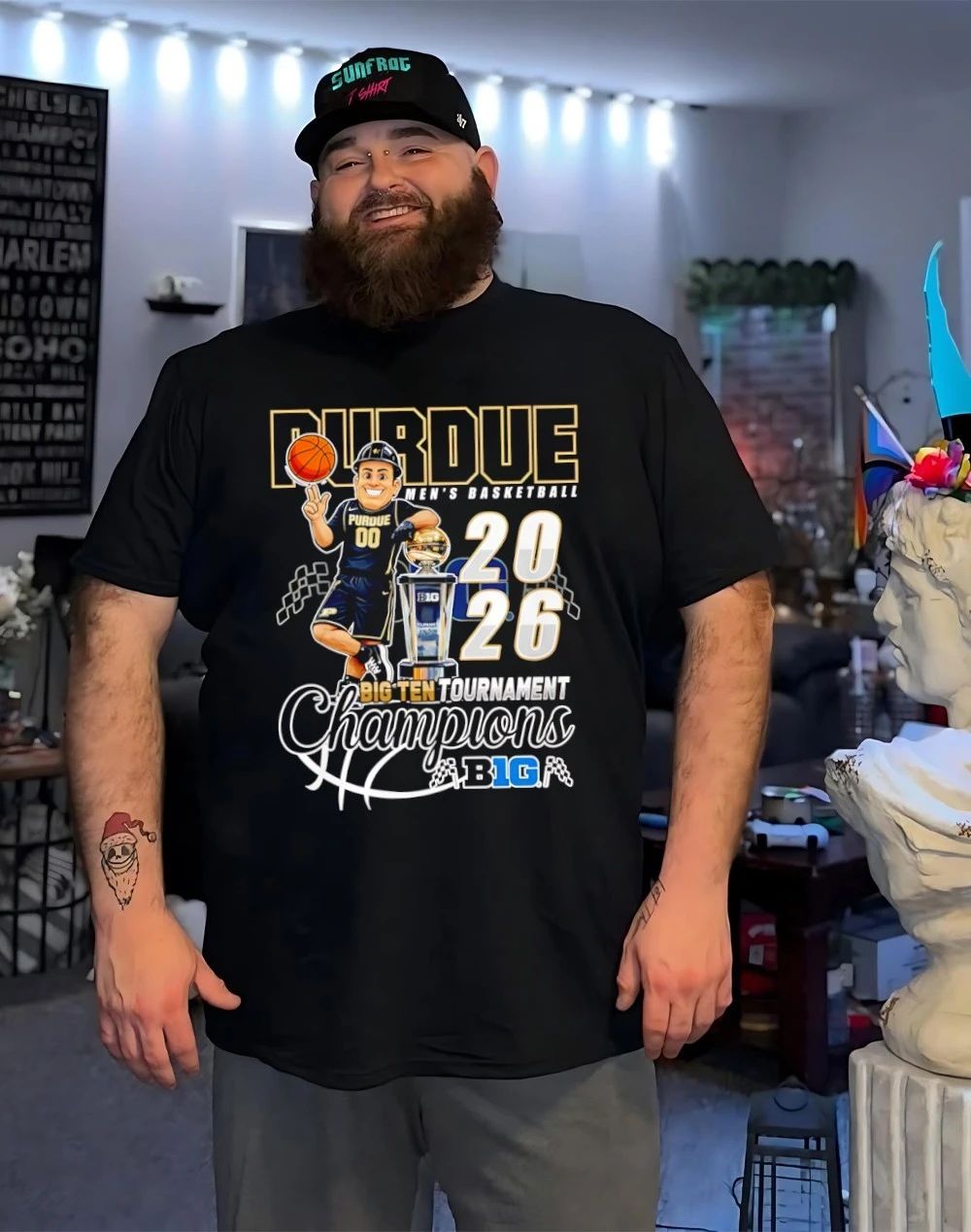 Purdue Boilermakers 2026 Big Ten Tournament Champions mascot shirt
