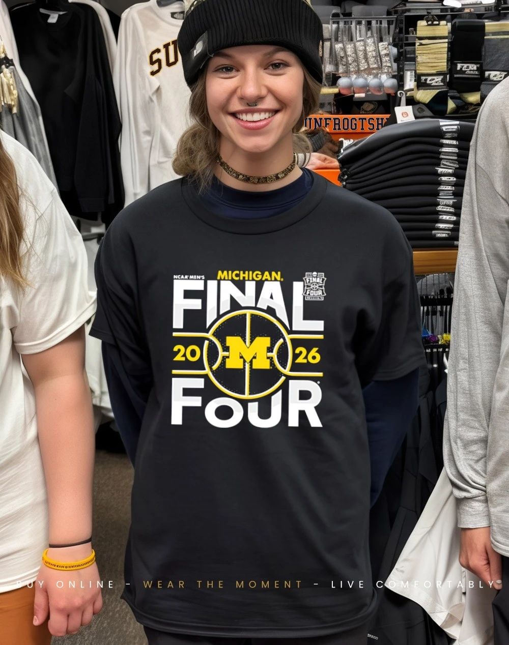 Michigan Wolverines Final Four 2026 Men’s March Madness Basketball shirt