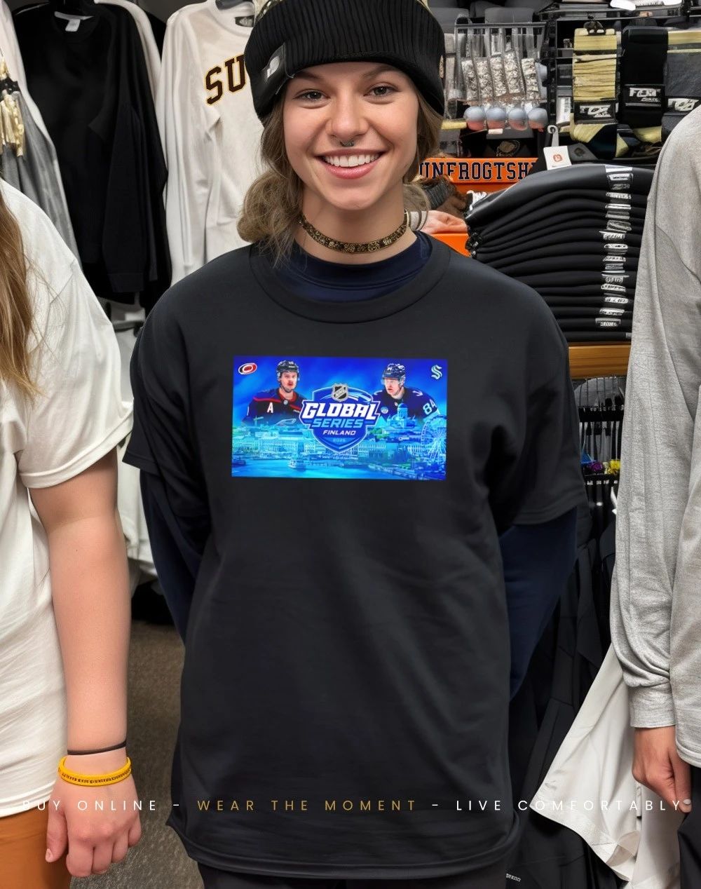 2026 NHL Global Series Finland Carolina Hurricanes vs Seattle Kraken shirt