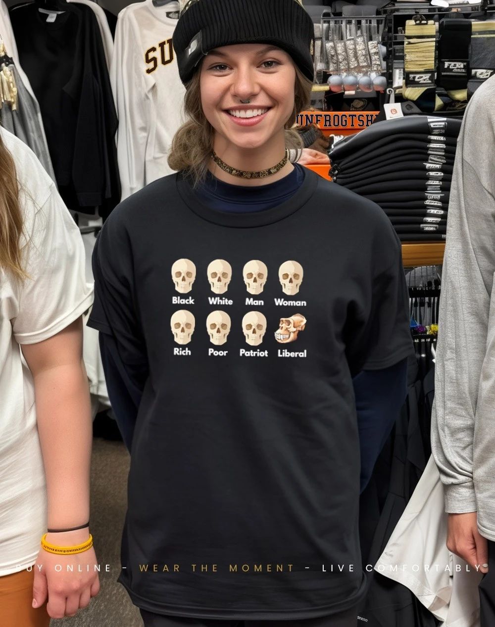 Equal in Death except for Liberals shirt