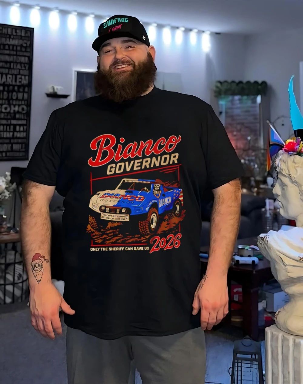 Chad Bianco Governor Only The Sheriff can save us 2026 shirt