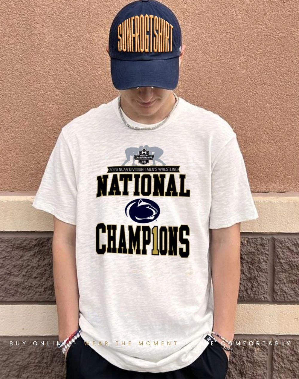 Penn State Nittany Lions 2026 NCAA Men’s Wrestling National Champions logo shirt