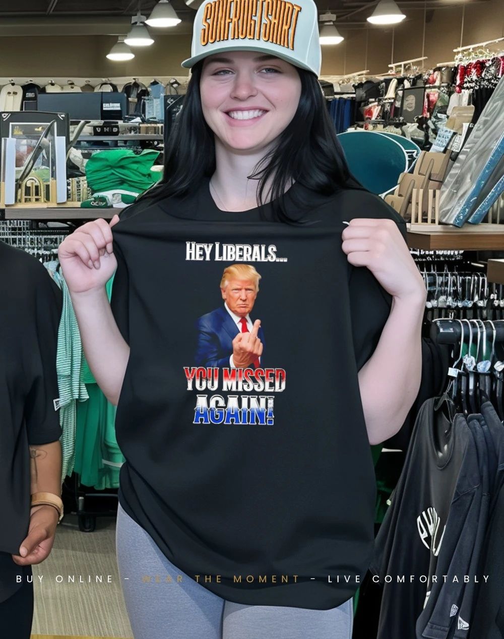 Hey Liberals You Missed Again Trump shirt