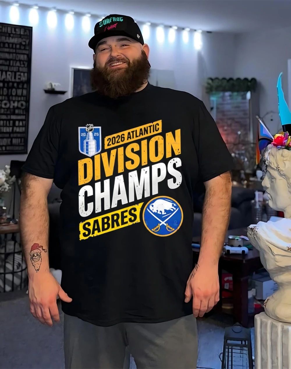 Buffalo Sabres 2026 Atlantic Division Champions vintage shirt