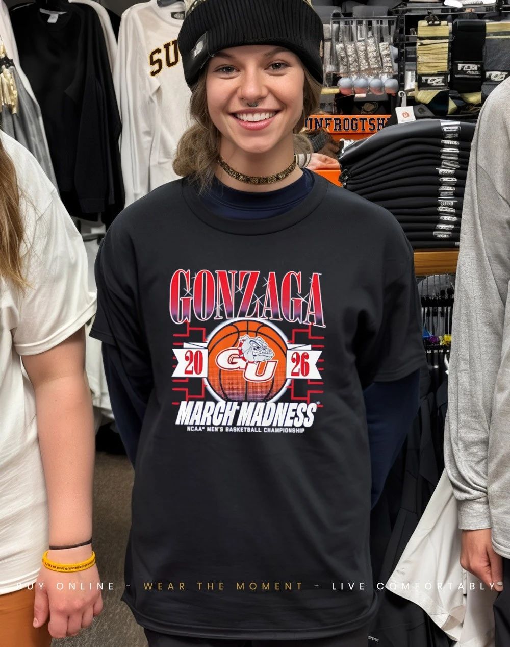 Gonzaga Bulldogs MBB 2026 March Madness logo shirt