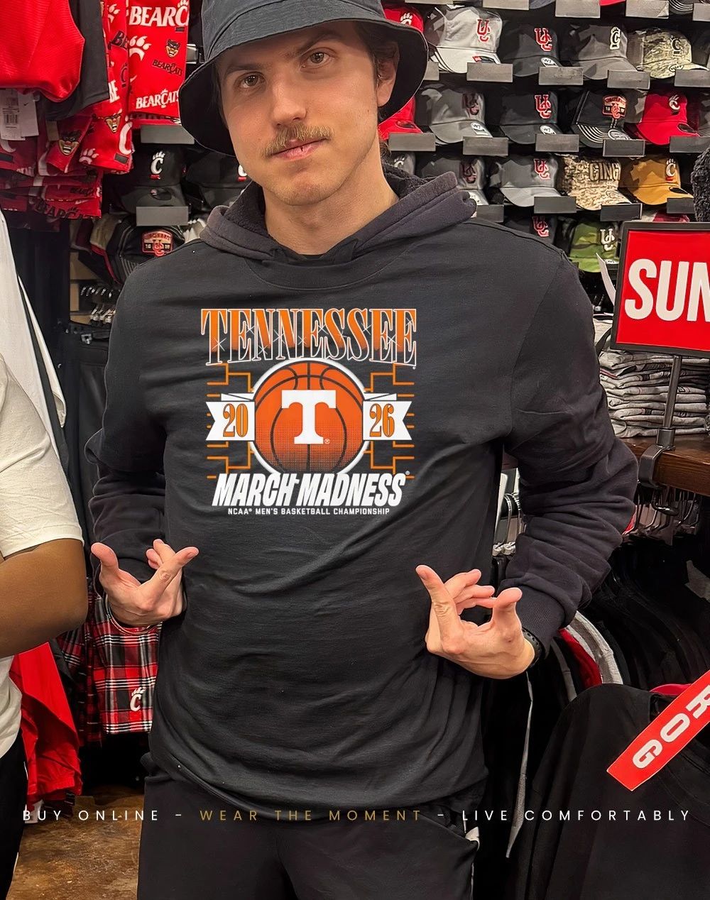 Tennessee Volunteers MBB 2026 March Madness logo shirt
