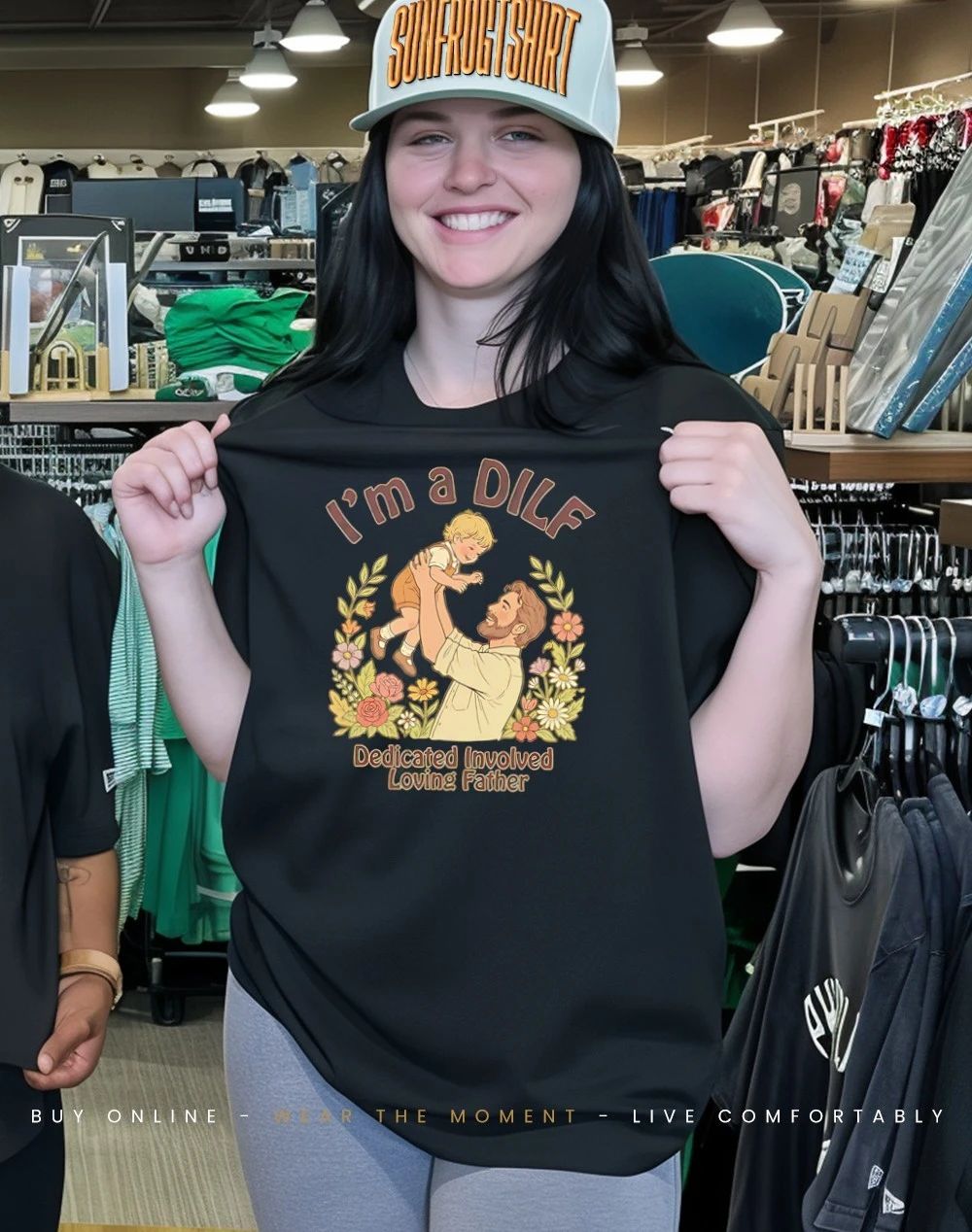I am a DILF dedicated involved loving father shirt