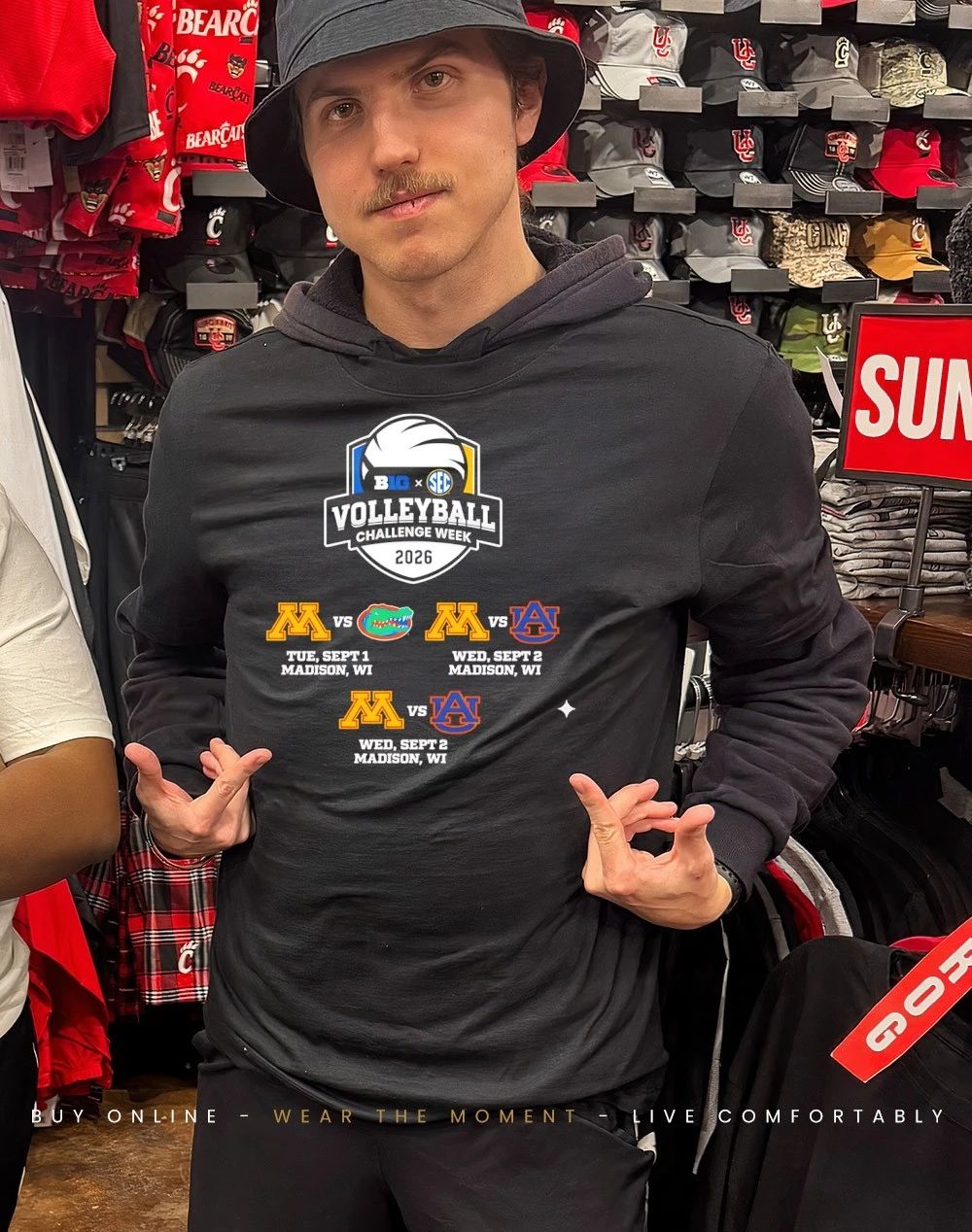 Big Ten x SEC Volleyball Challenge Week 2026 Minnesota Vs Florida Minnesota Vs Auburn Logos shirt