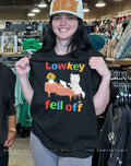 Kitten playing piano low key fell off shirt