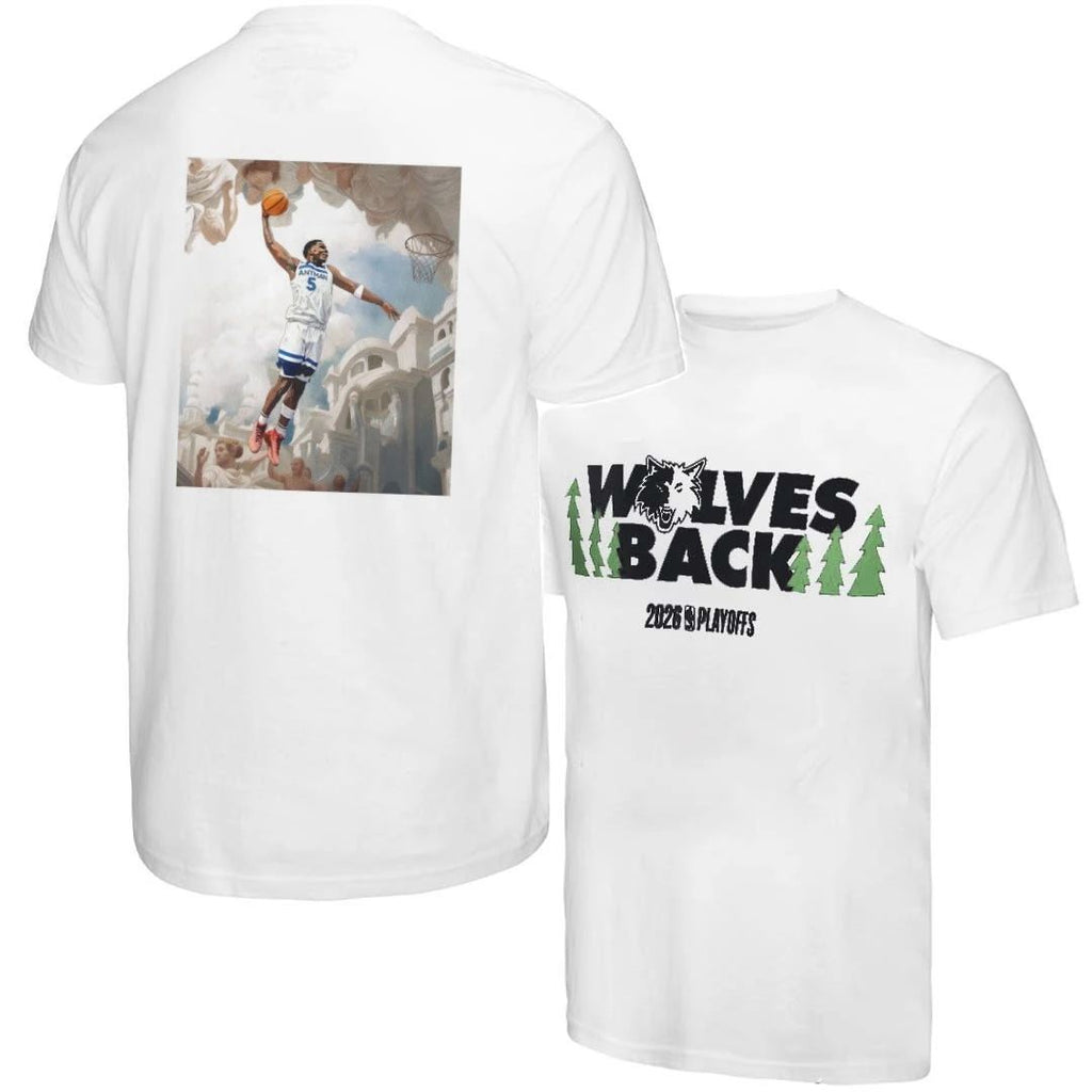 Minnesota Timberwolves Greek Ant Man Anthony Edwards Front and Back shirt