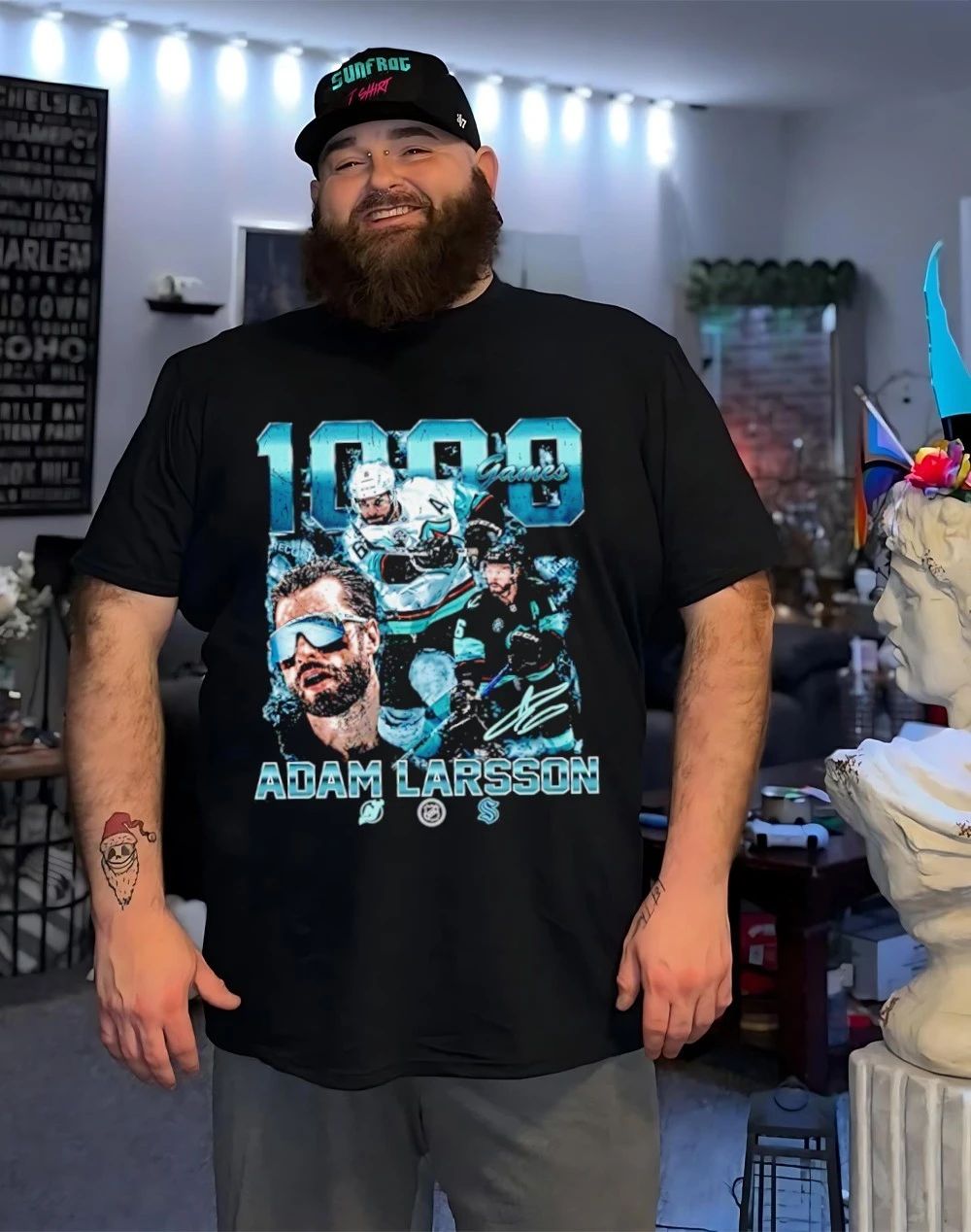Kraken Larsson 1000 Games Adam Larsson Shirt