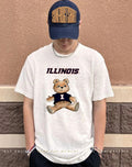 Illinois Fighting Illini Teddy Bear no one cartoon shirt