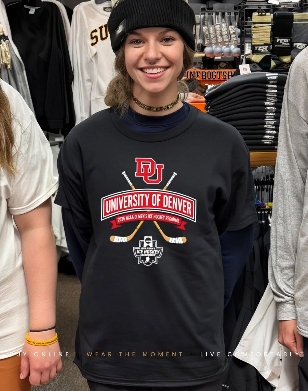 Denver DU 2026 NCAA DI Men’s Ice Hockey Regional logo shirt