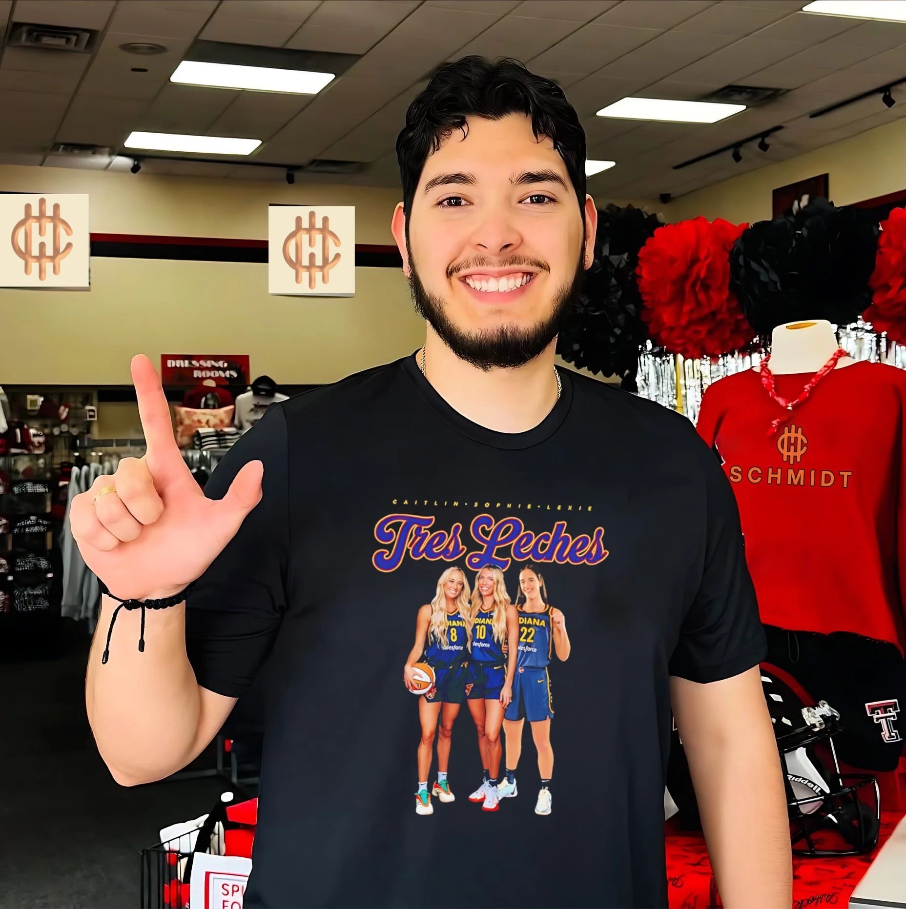 Indiana Fever Tres Leches Caitlin Sophie Lexie vintage shirt