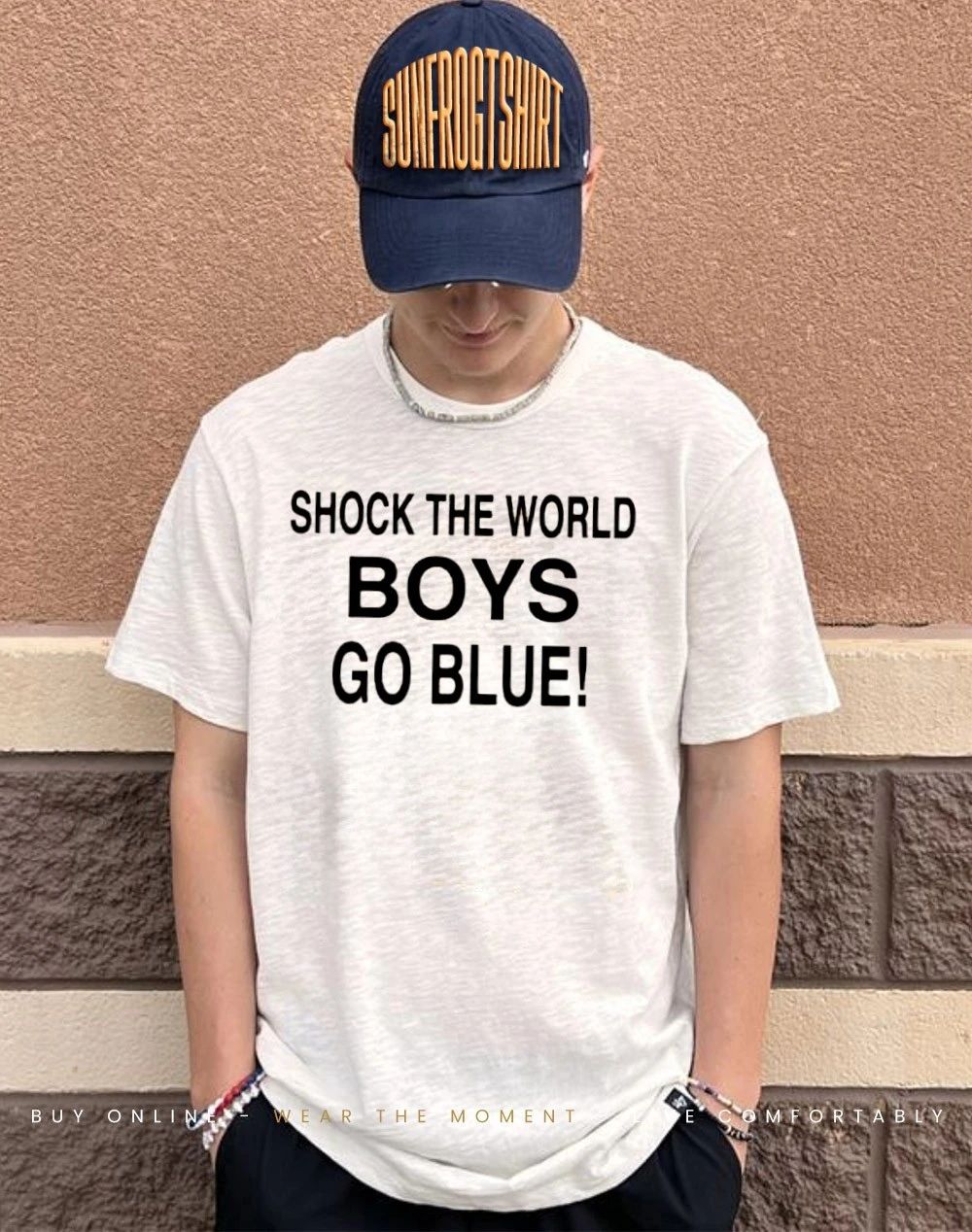 Shock The World Boys Go Blue Michigan Wolverines shirt